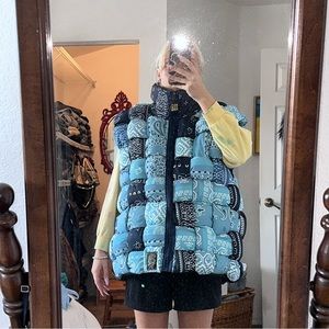 Kapital Keel bandanna puffer vest